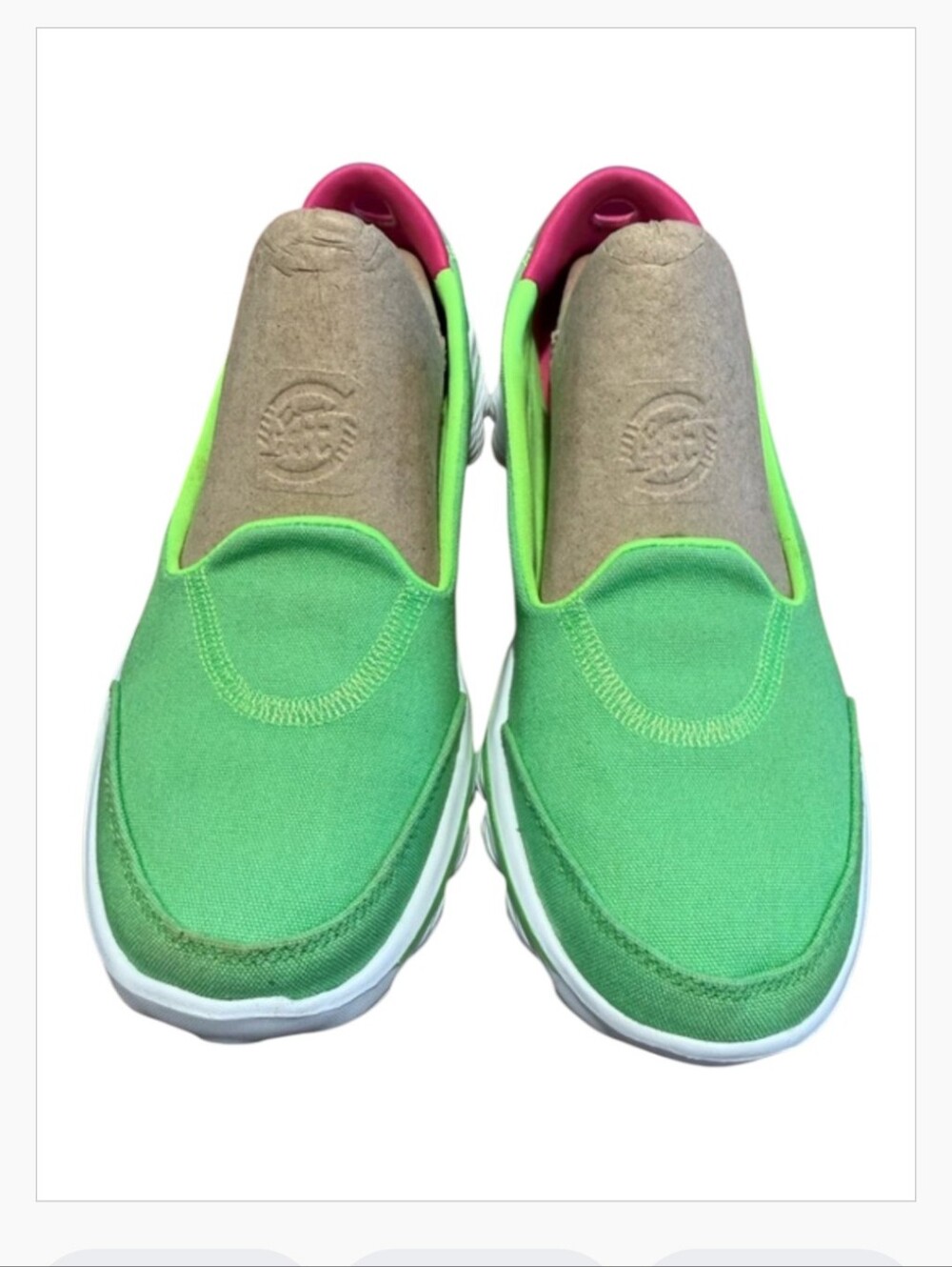 Skechers Women's Go Walk 2 13976 Slip-On Shoes Lime Green Size 8.5 M
